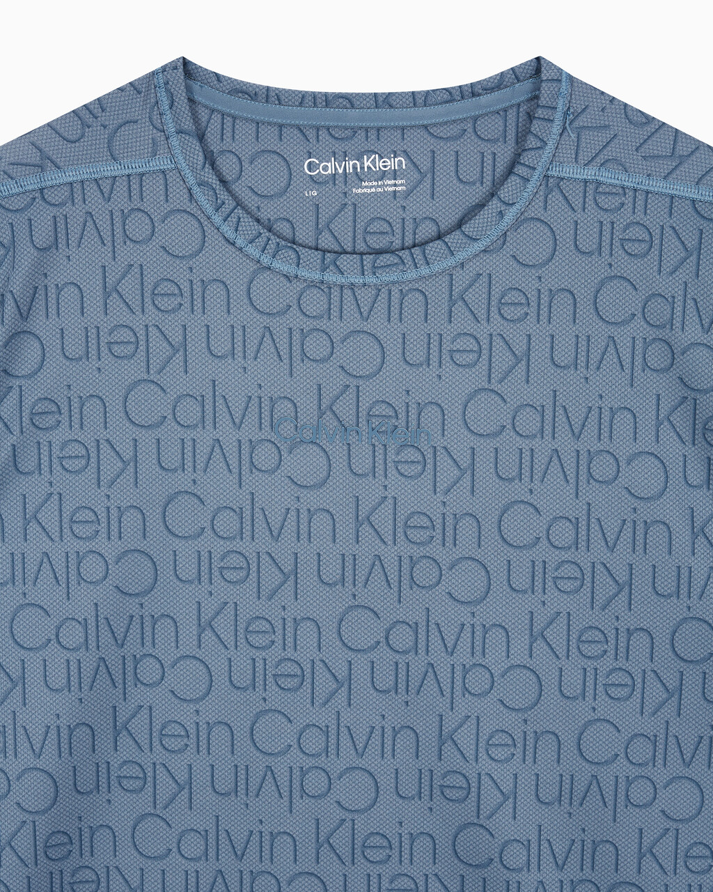 Buy 남성 레귤러 핏 숏슬리브 올오버프린트 티셔츠 in color BLUE