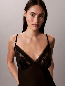 Buy 여성 CK 블랙 브라이덜 슈미즈 in color BLACK