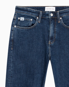 Buy 남성 90's 스트레이트핏 기모 미드블루 데님 in color MID BLUE BACK EMBRO