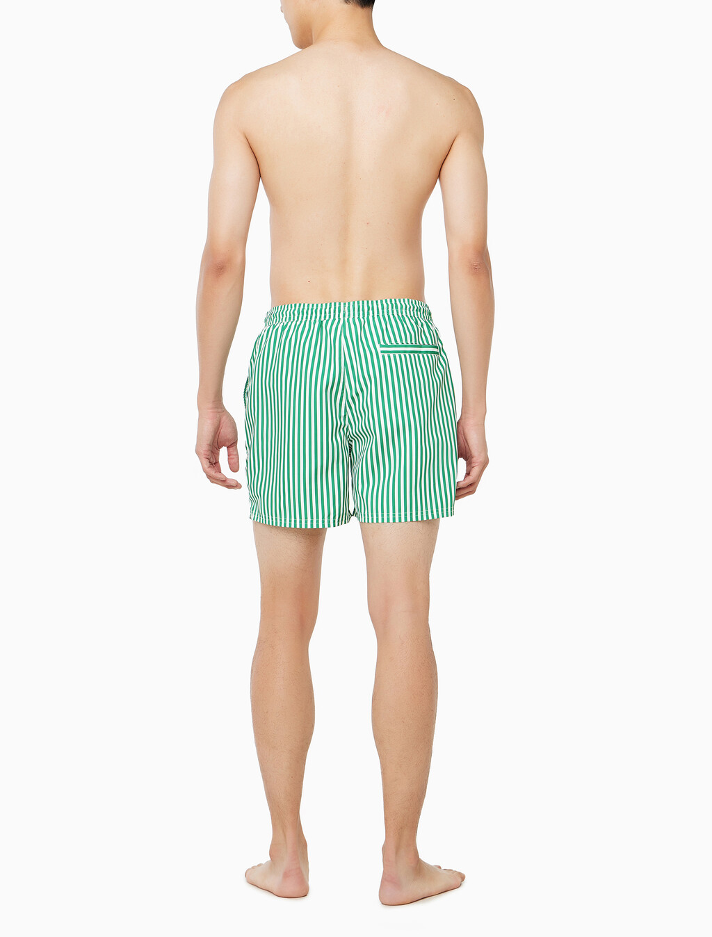 Buy 남성 그래픽 모노그램 스윔 팬츠 in color Green