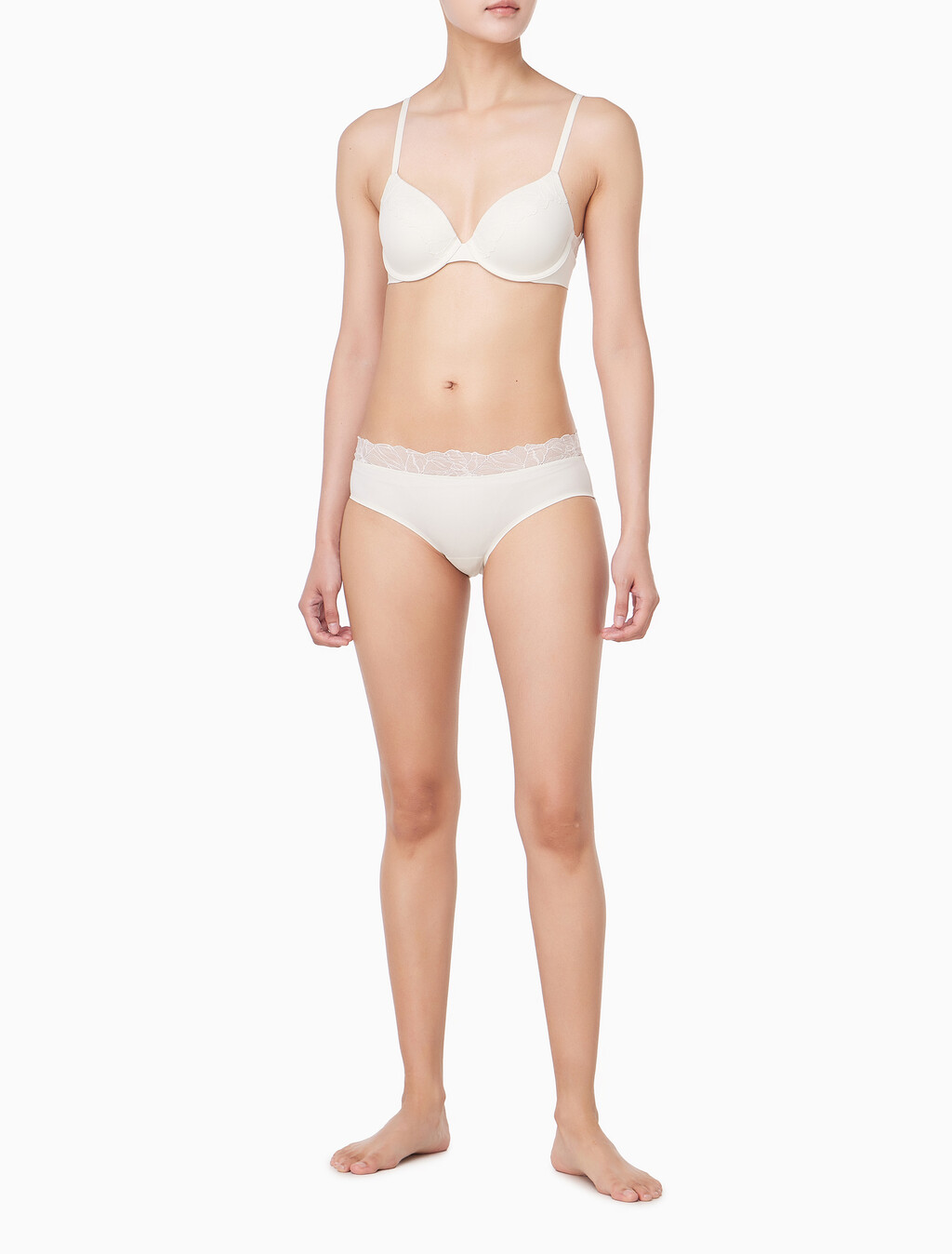 Buy 여성 퍼펙틀리 핏 레이스 AF 힙스터 in color BONE WHITE