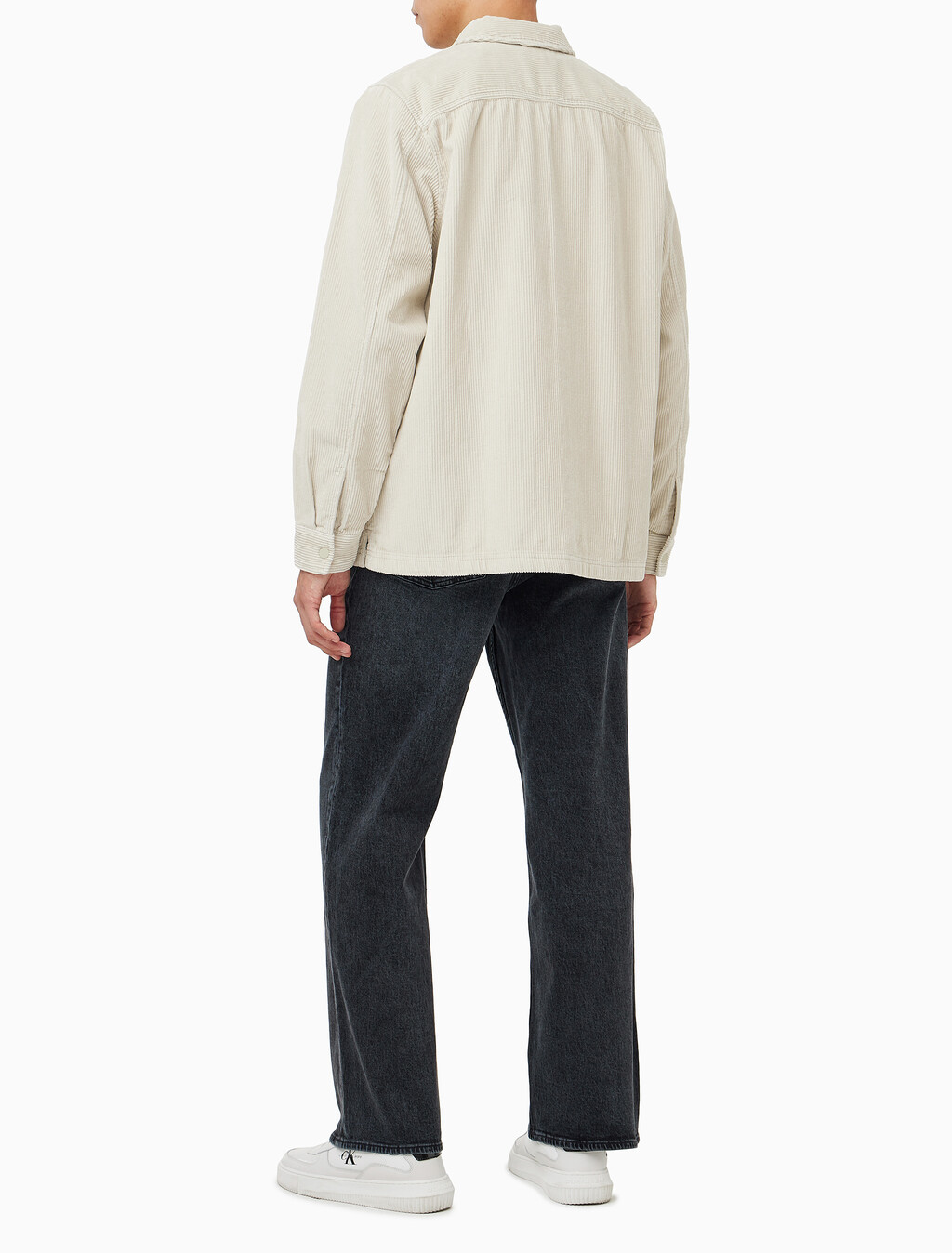 Buy 남성 코듀로이 오버 셔츠 in color BEIGE