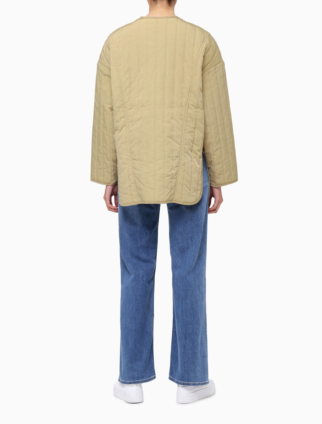 Buy 여성 퀼팅 라이너 자켓 in color TRAVERTINE