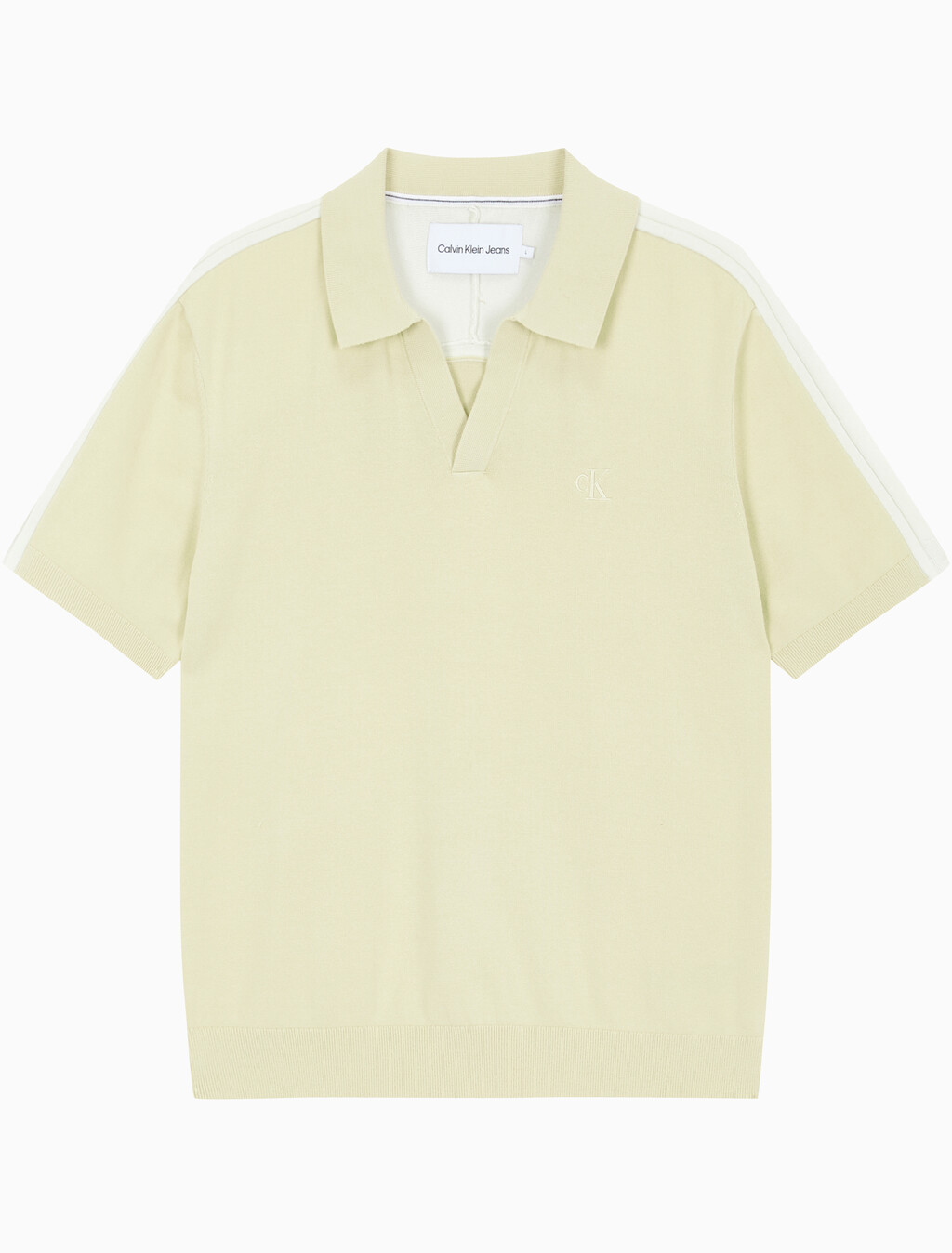 Buy 남성 토널 블로킹 폴로 반팔 티셔츠 in color GREEN