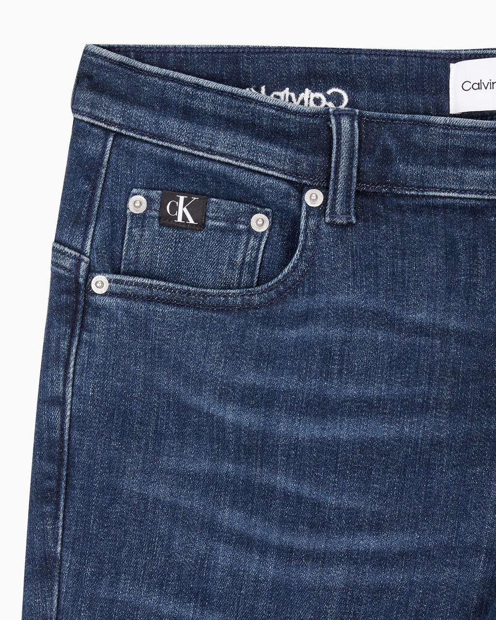 Buy 남성 다크블루 바디핏 데님 in color BLUE BLACK HANGER LOOP