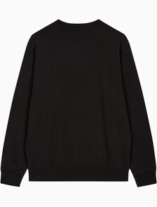 Buy 남성 레귤러핏 CK 뱃지 로고 스웻셔츠 in color CK BLACK