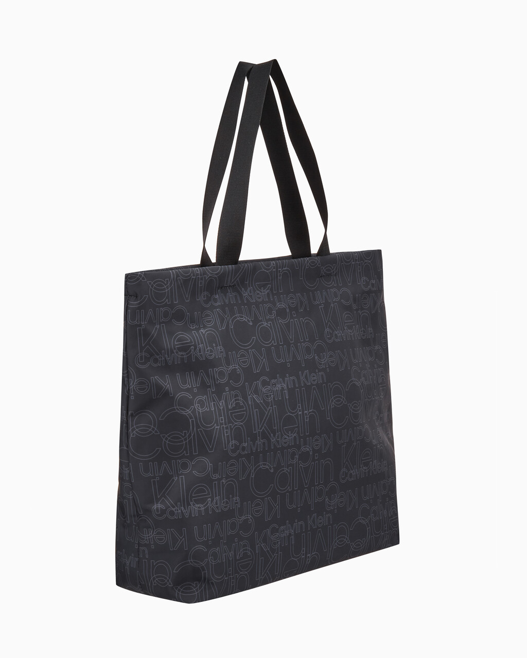 Buy 남녀공용 CK 쇼퍼 토트백 in color BLACK AOP/ BLAC
