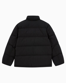 Buy 남성 레귤러핏 스탠드 카라 숏 다운 푸퍼 재킷 in color CK BLACK