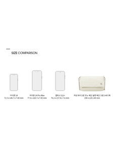 Buy 여성 마이크로 모노 체인 월렛 체인 크로스바디백 in color IVORY