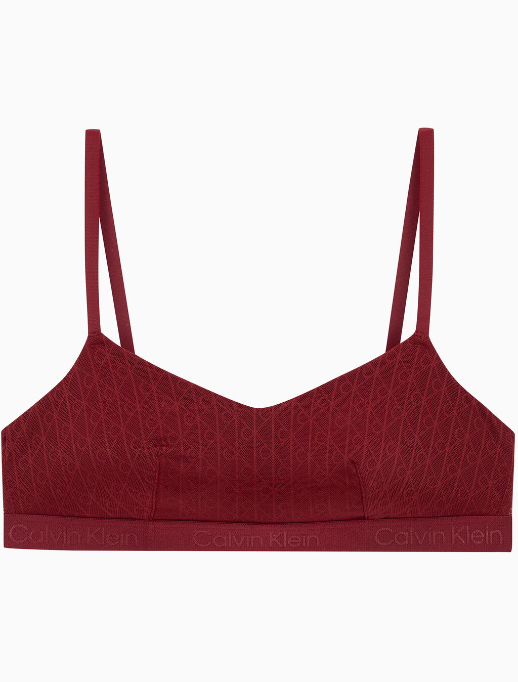 Buy 여성 스컬프트 레이스 AF 브라렛 in color Dark Red