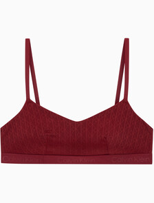 Buy 여성 스컬프트 레이스 AF 브라렛 in color Dark Red