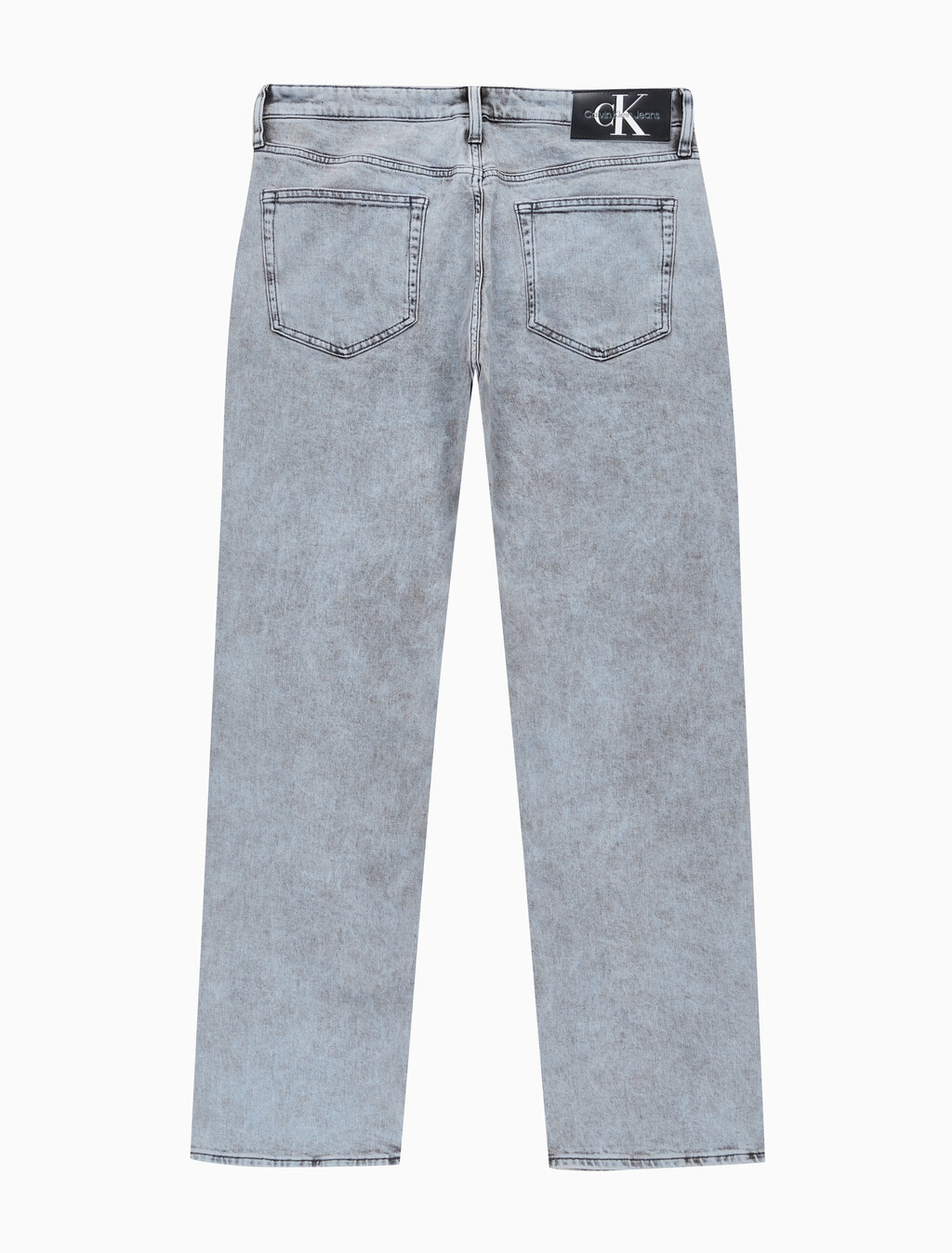Buy 남성 90's 스트레이트핏 라이트그레이 데님 in color CHALKY BLUE