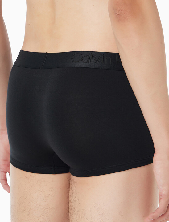 남성 CK 블랙 3PK 로우 라이즈 트렁크