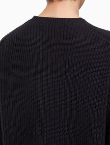 Buy 남성 롱슬리브 크루넥 스웨터 in color BLACK BEAUTY