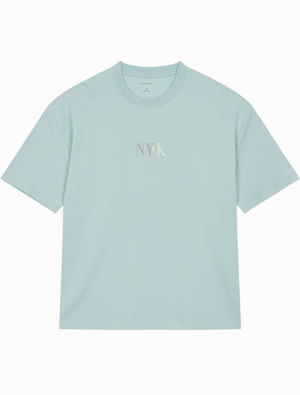 Buy 남성 NYCK 그래픽 반팔 티셔츠 in color HARBOR GRAY