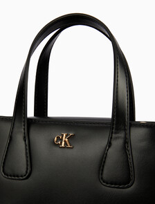 Buy 여성 하드웨어 모노그램 미니 토트 크로스바디 in color BLACK