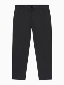 Buy 남성 슬림핏 드로코드 치노 팬츠 in color CK BLACK