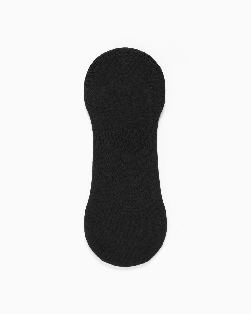 Buy 남성 콤드 코튼 로우컷 라이너 삭스 (화이트 1 PAIR) in color BLACK
