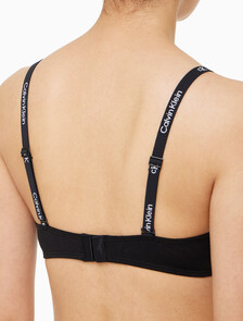 Buy 여성 1996 코튼 AF 라이틀리 라인드 데미 브라 in color BLACK