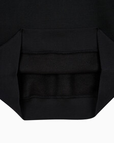 Buy 남녀공용 릴렉스핏 스몰 모노그램 로고 기모 스웨트셔츠 in color CK BLACK