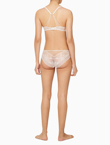Buy 여성 CK 블랙 브라이덜 AF 플런지 푸쉬업 브라(ADD A SIZE) in color PINK IVORY