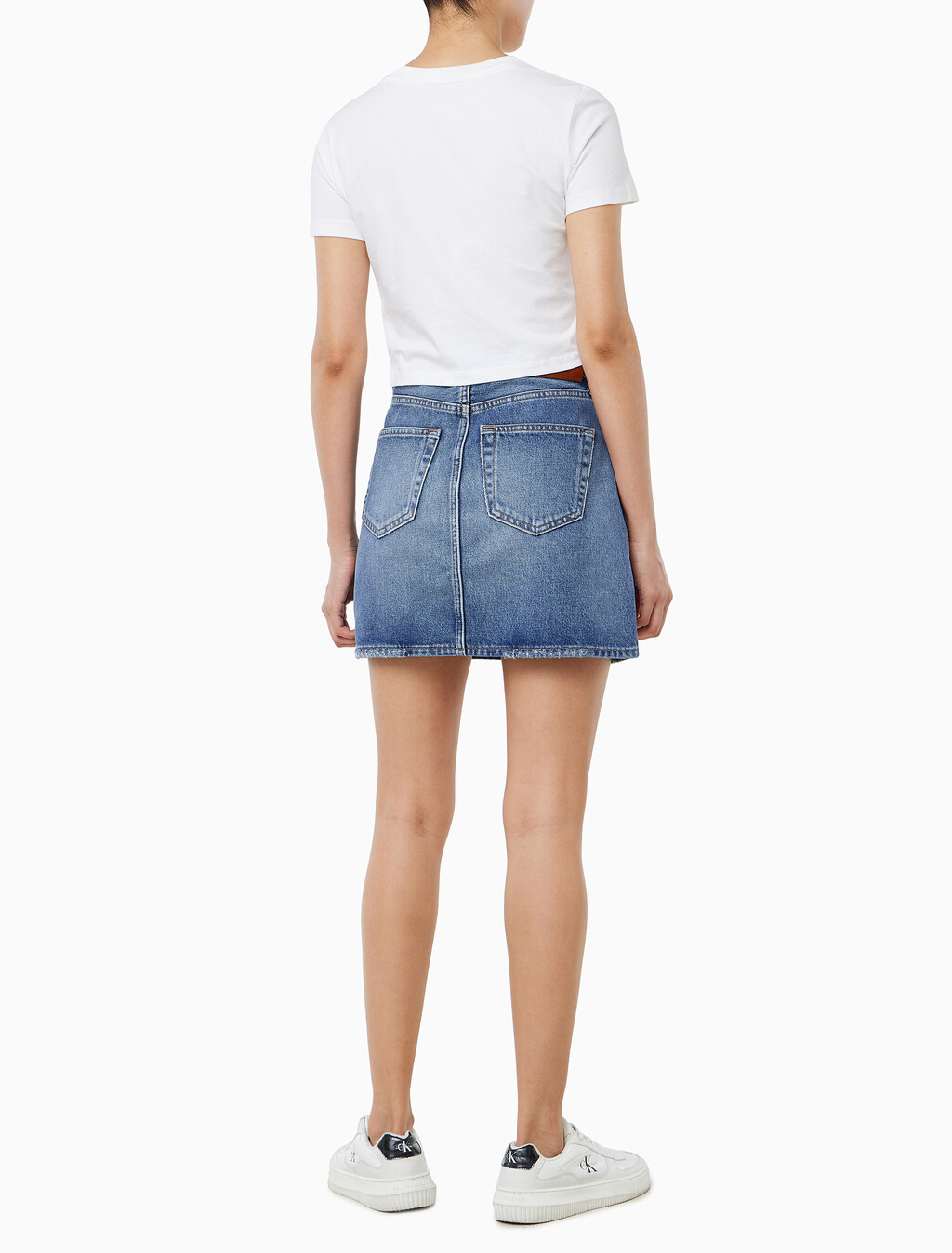 Buy 여성 90s 미니 스커트 in color VIBRANT ORANGE