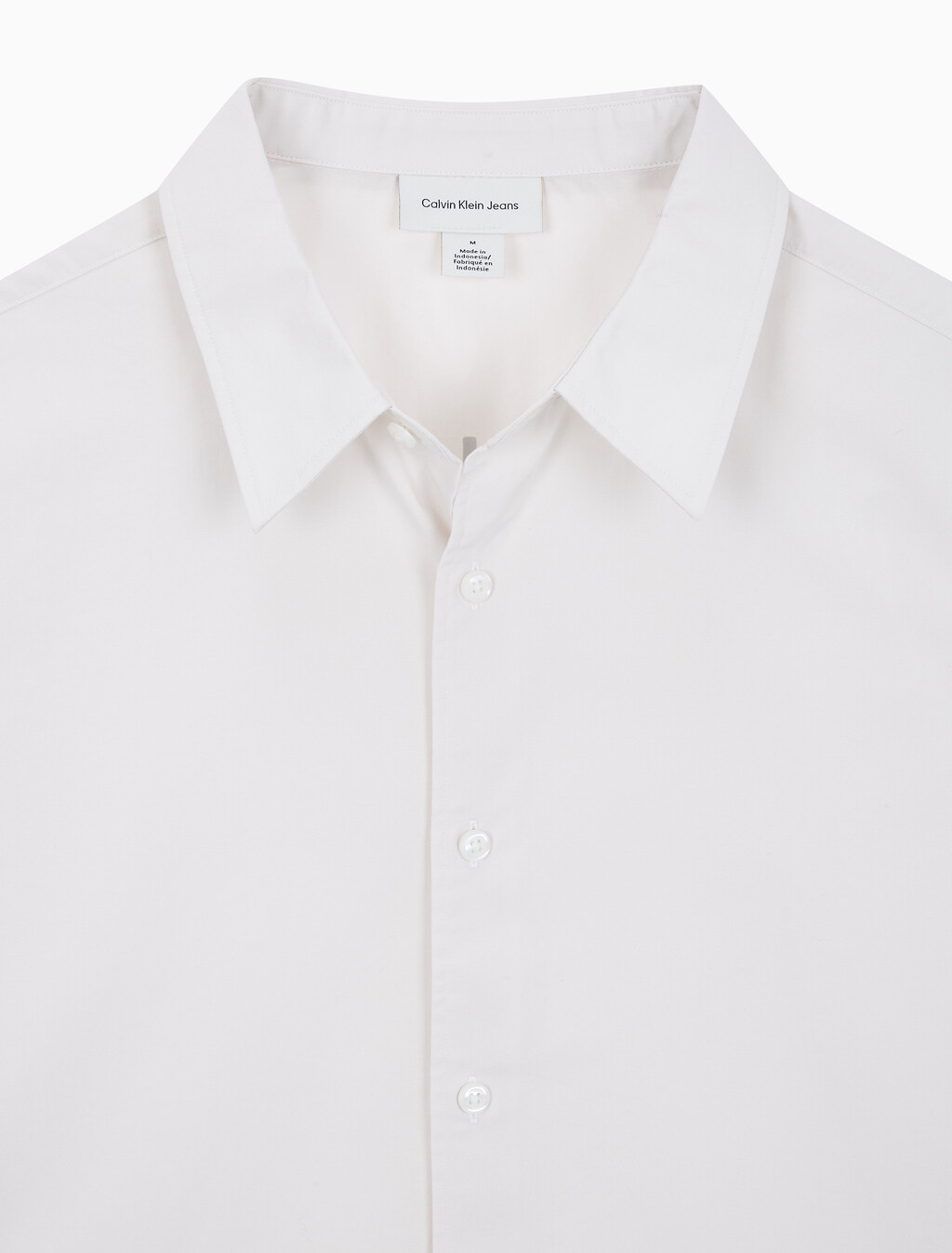 Buy 솔리드 포플린 박시 릴렉스 셔츠 in color Sand White