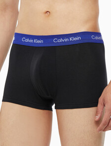 Buy 남성 코튼 스트레치 로우 라이즈 드로즈 5PK in color SKY/BLUE/NAVY/GREY/BLACK