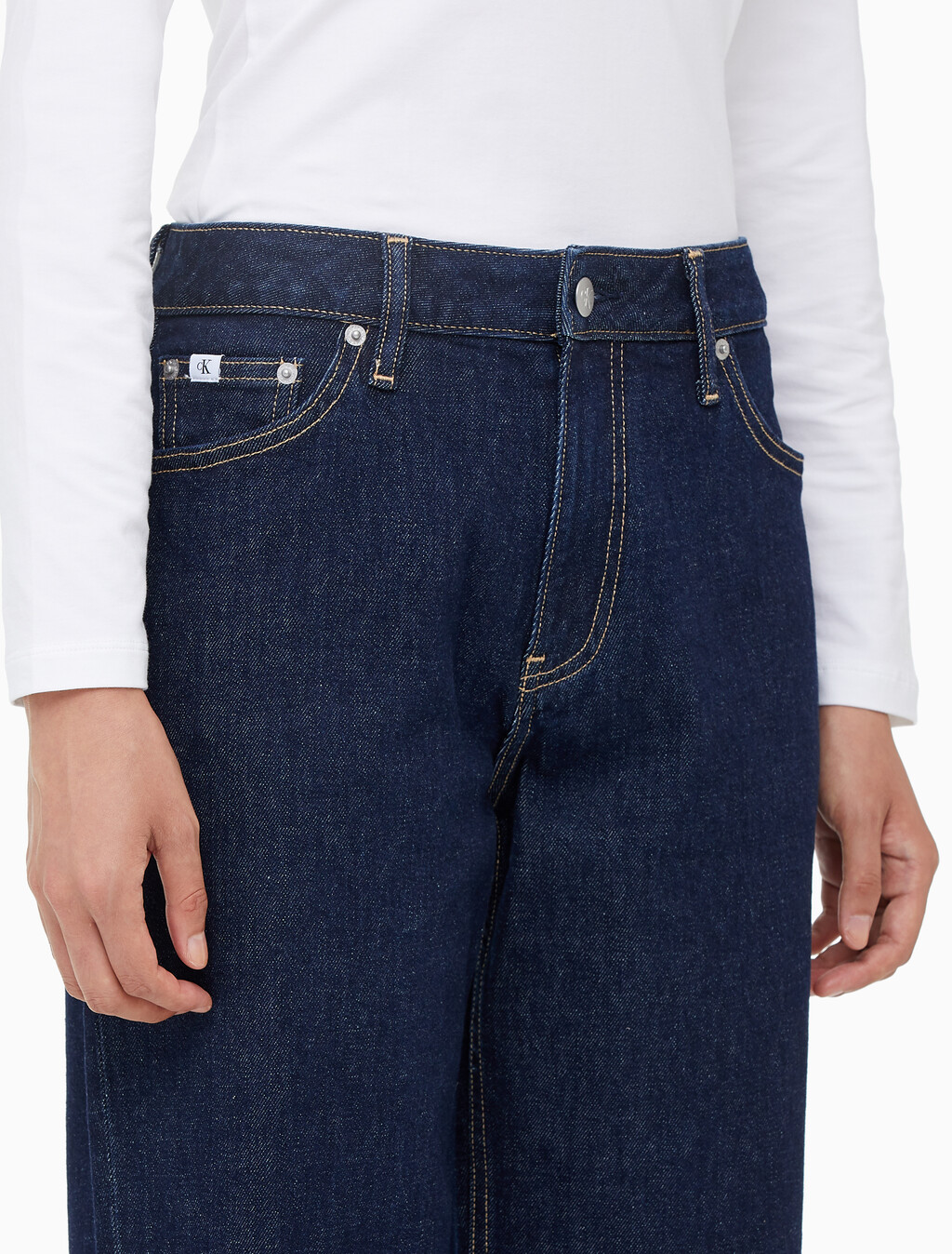 Buy 여성 90's 스트레이트핏 린스 블루 데님 in color RINSE BLUE