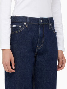 Buy 여성 90's 스트레이트핏 린스 블루 데님 in color RINSE BLUE