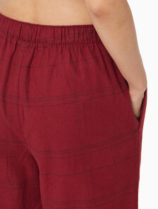 Buy 여성 플란넬 슬립 팬츠 in color BEAM PLAID SYRAH
