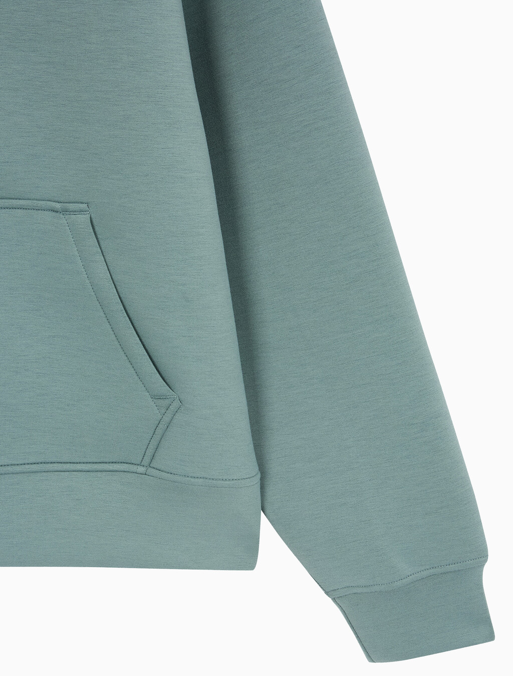 Buy 여성 크롭 오버사이즈 스웻셔츠 in color Mid Green