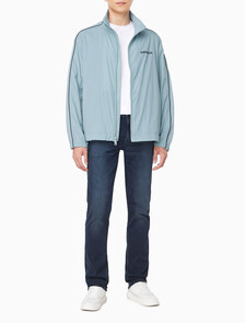 Buy 남성 릴렉스핏 스탠드 카라 트랙 자켓 in color STONE BLUE