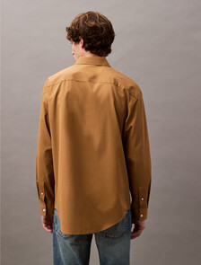 Buy 남성 롱슬리브 클래식 코튼 셔츠 in color CLASSIC CAMEL