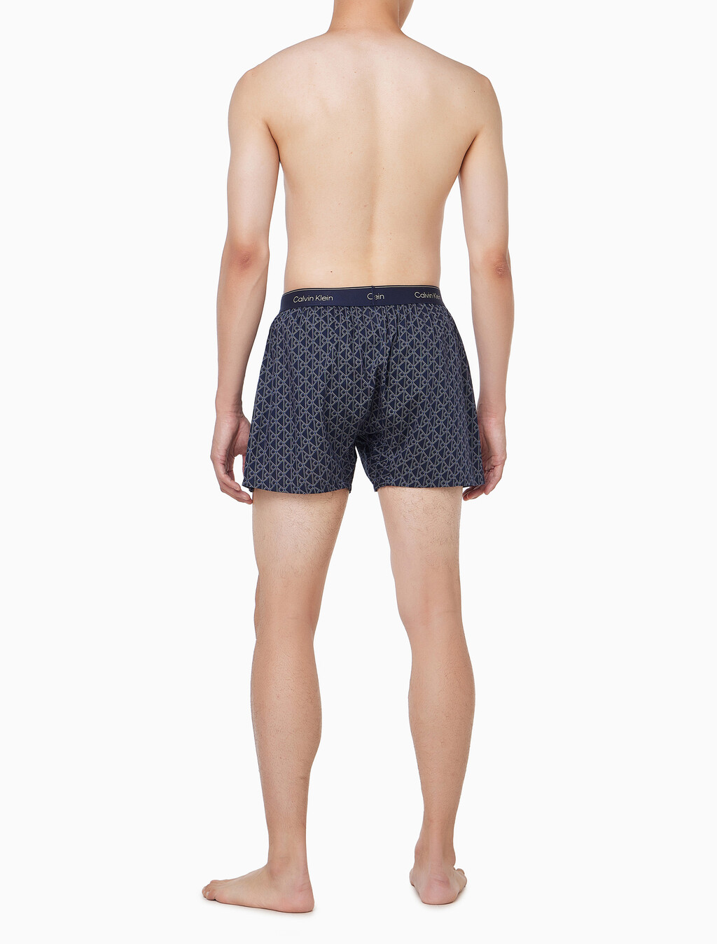 Buy 남성 코튼 포플린 박서 in color Navy