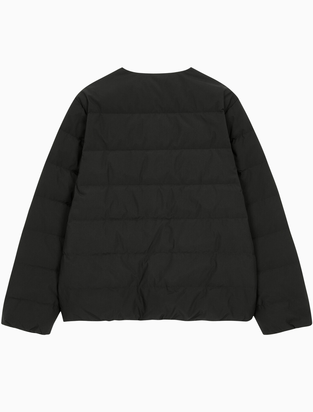 Buy 남녀공용 크루넥 라이트 경량 다운 자켓 in color CK BLACK