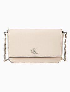 Buy 여성 CKJ 미니멀 모노그램 폰 크로스바디 in color PINK BEIGE