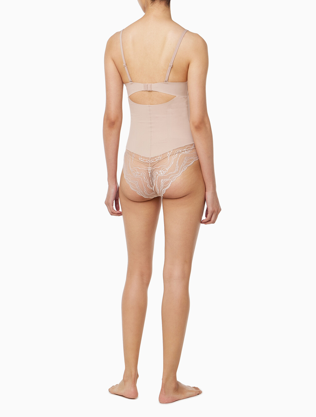 Buy 여성 센슈얼 스트레치 레이스 바디수트 in color CEDAR