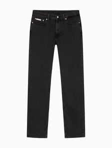 Buy 남성 슬림핏 에센셜 블랙 데님 in color Black