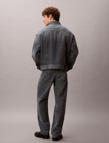 Buy 90S 트러커 자켓 in color Denim Blue