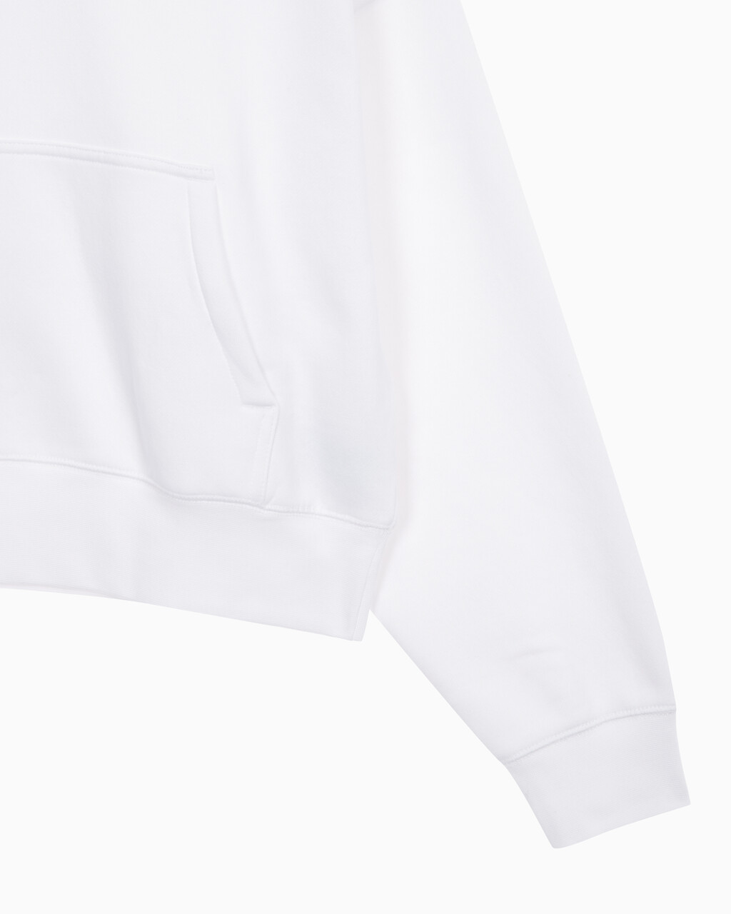 Buy 여성 아카이브 로고 플리스 후디 in color BRILLIANT WHITE