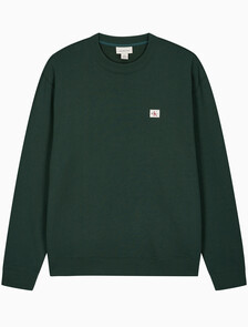 Buy 남성 프렌치테리 뱃지 크루넥 스웻셔츠 in color Navy