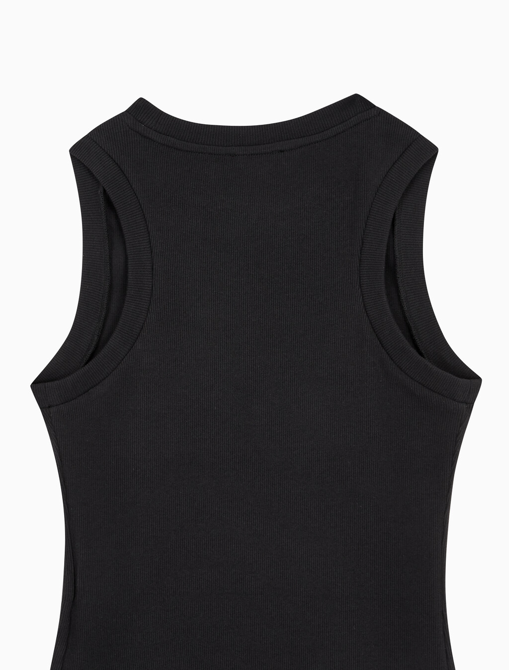 Buy 여성 모노로고 립 탱크 in color BLACK