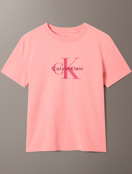 여성 애시드워시 히어로 모노로고 티