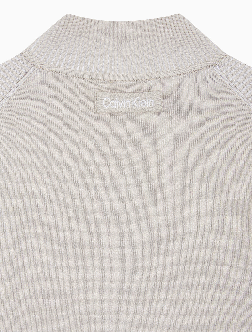 Buy 여성 L/S 풀 집업 스웨터 in color White