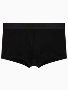 Buy 남성 CK 블랙 3PK 로우 라이즈 트렁크 in color BLACK/TURBULENCE/CASUAL BLUE