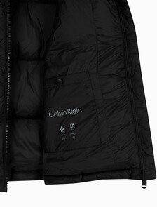 Buy 여성 에센셜 미드 웨잇 다운 베스트 in color BLACK