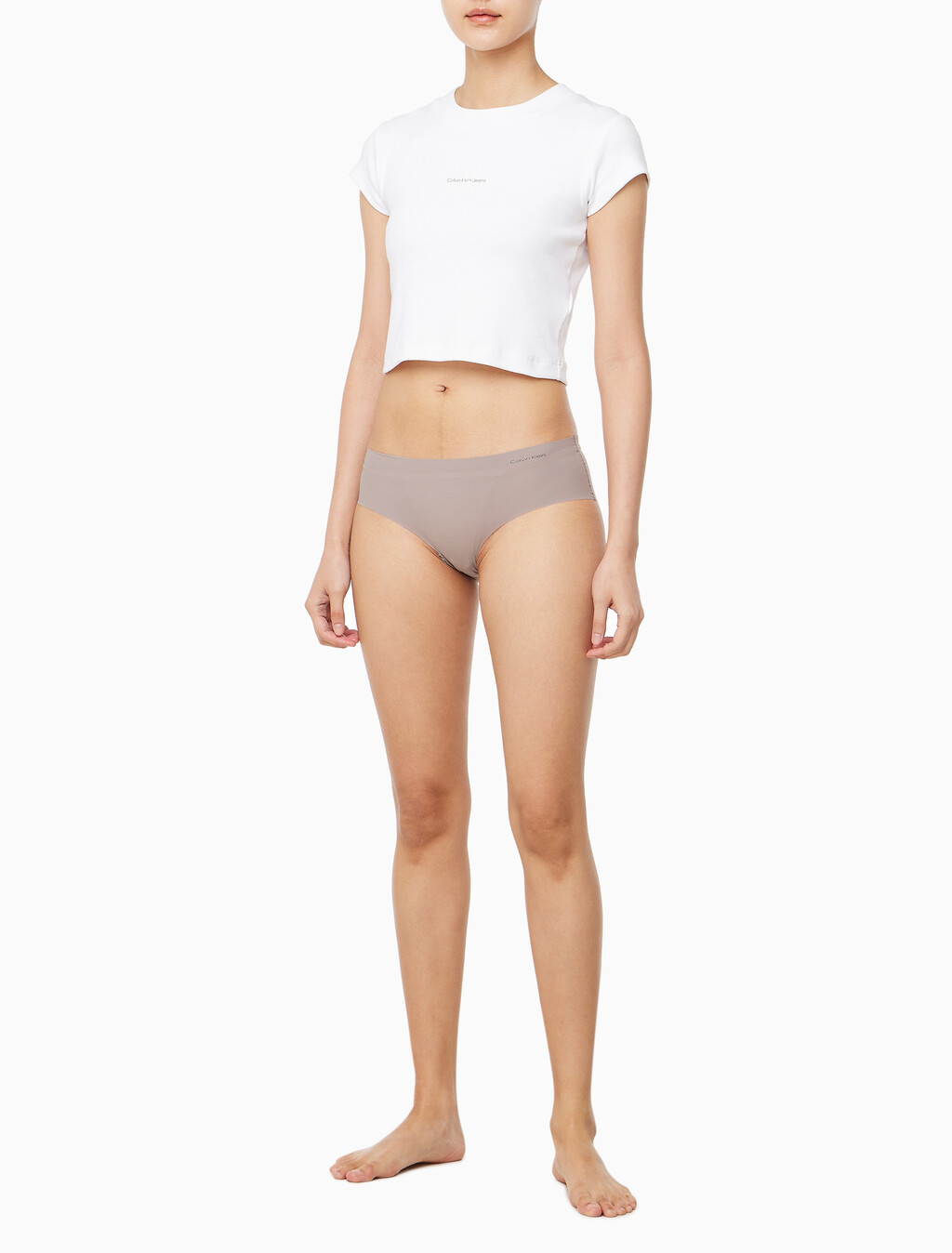 Buy 여성 인비져블 마이크로 힙스터 in color CINDER