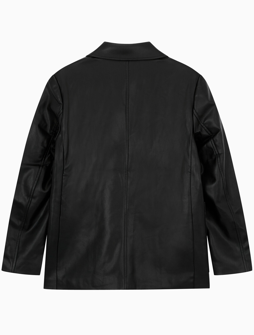 Buy 여성 폭스 레더 블레이저 자켓 in color CK BLACK
