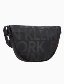 Buy 남성 CKJ 리버시블 지퍼 새들백 in color BLACK